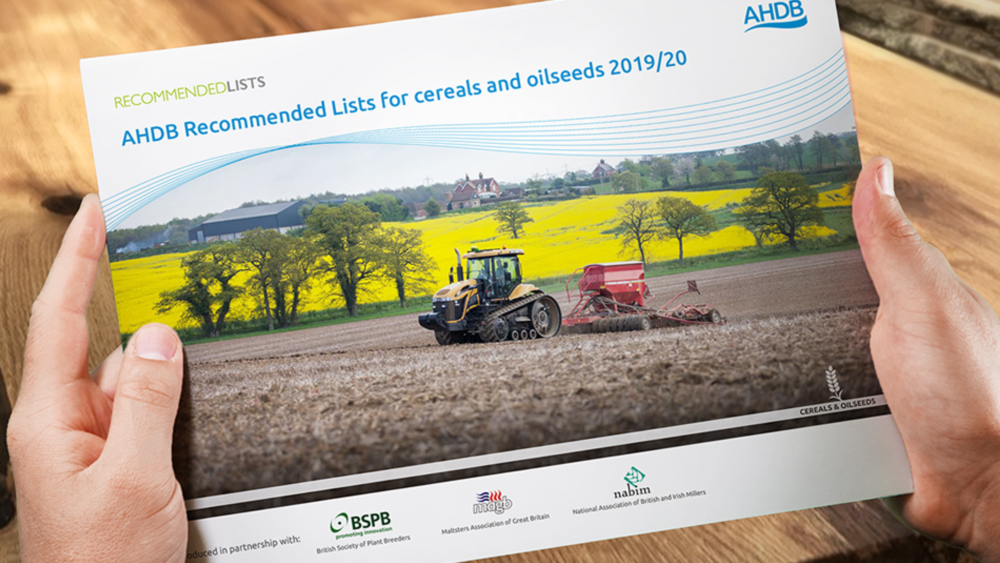 AHDB Recommended Lists for cereals and oilseeds 2019-2020